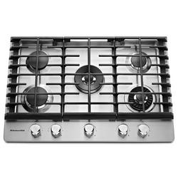 5 Burner Sealed Cooktop in Stainless Steel