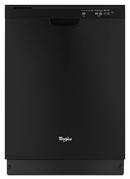 Whirlpool Black 23-7/8 in. 15 Place Settings Dishwasher 