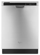 Whirlpool Monochromatic Stainless Steel 23-7/8 in. 15 Place Settings Dishwasher 