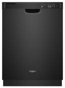 Whirlpool Black 23-7/8 in. 14 Place Settings Dishwasher 