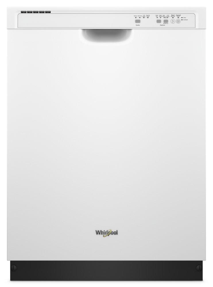 Whirlpool White 23-7/8 in. 14 Place Settings Dishwasher 