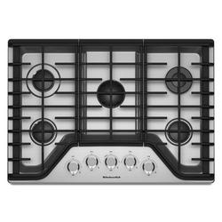 5 Burner Sealed Cooktop in Stainless Steel