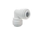5/16 in. OD Tube Straight Polypropylene Bulkhead Union Elbow with EPDM O-Ring Seal