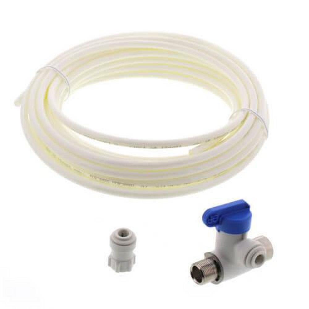John Guest White Refrigerator 1/4 x 3/8 x 25 ft. Supply Kit 