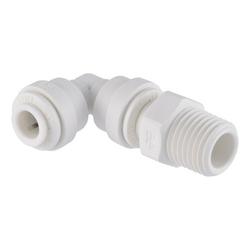 3/8 X 1/4 NPT Polypropylene SWVL Elbow BULK