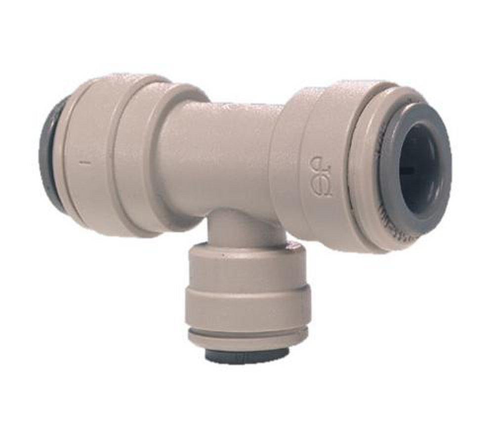 John Guest Grey Push-to-Connect 150 psi Acetal Copolymer Reducing Tee in Grey 