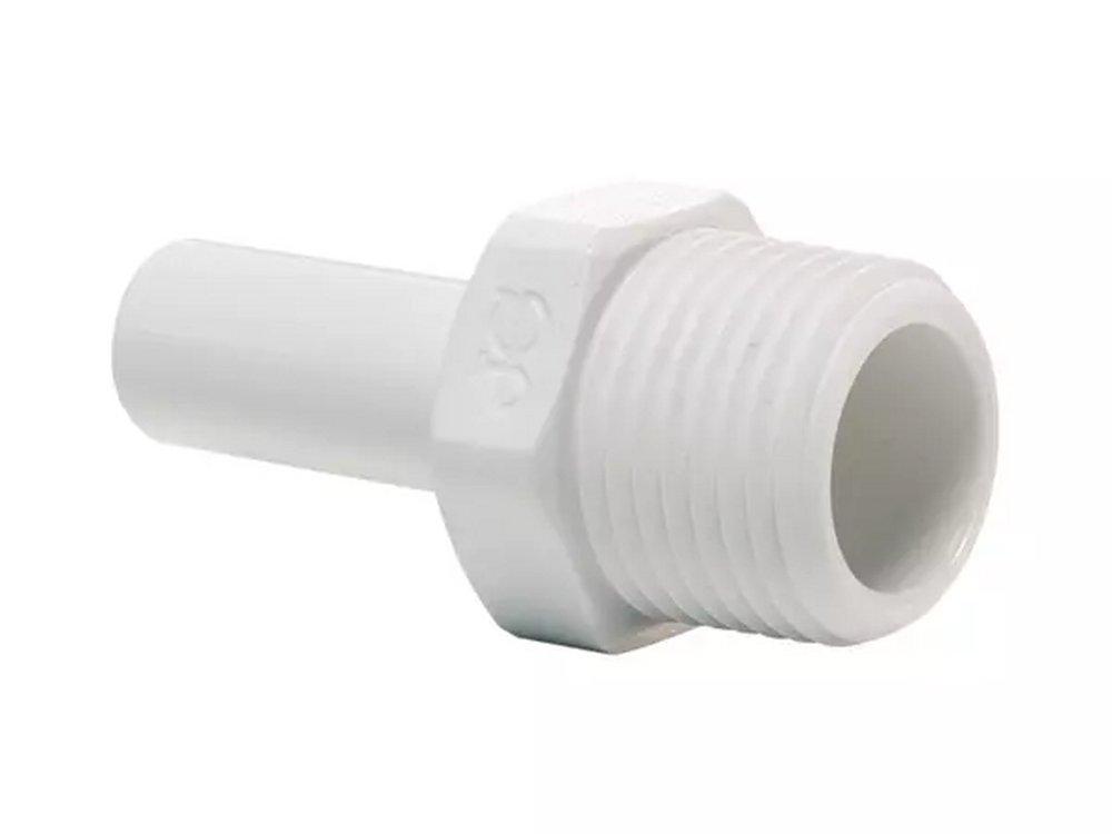 John Guest White MPT x MPT PETS WSL SDR 9 PVC Adapter 