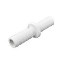 John Guest White OD x Hose ID Straight Polypropylene Bulkhead Tube with EPDM O-Ring 