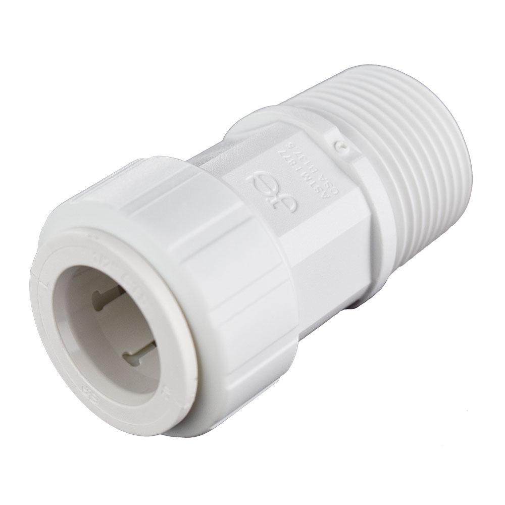 John Guest Black FPT x MPT Schedule 40 PVC Riser Extension 
