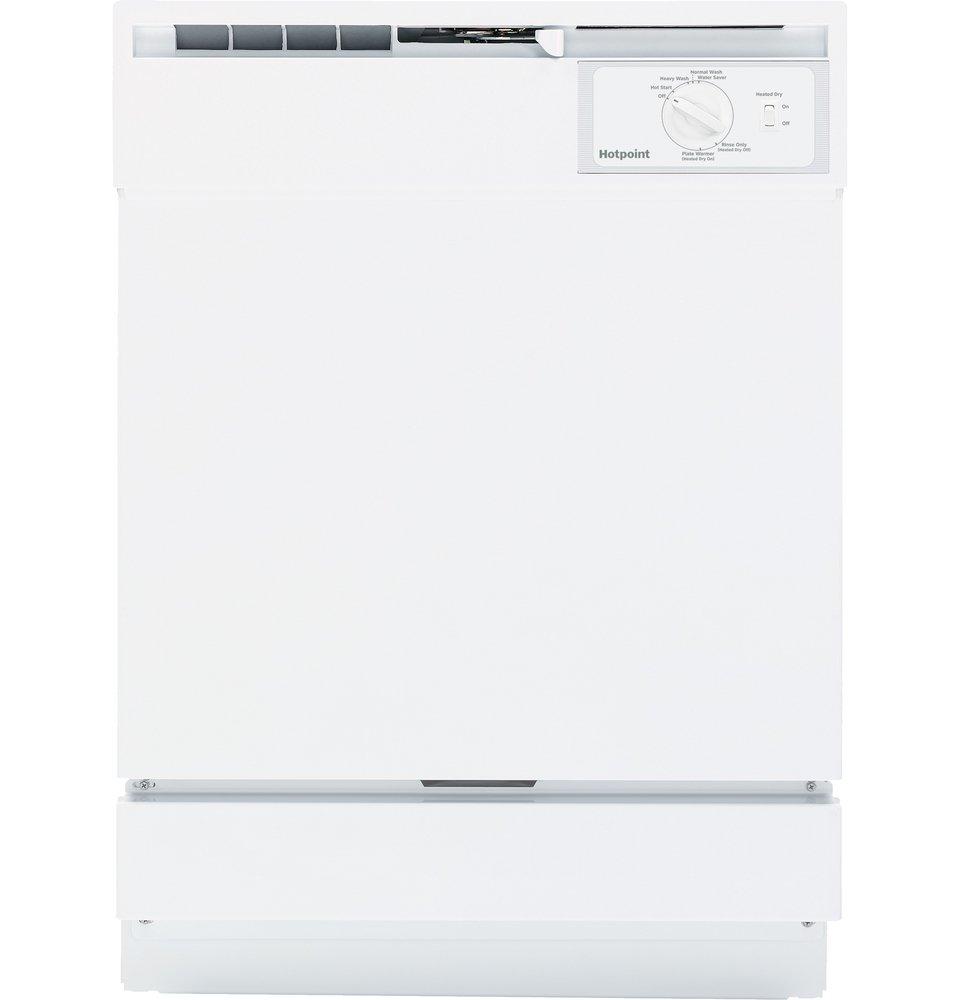 Hotpoint&reg; White 24 in. 12 Place Settings Dishwasher 