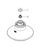 GROHE StarLight&reg; Chrome Multi Function Massage, Rain and Smart Rain Showerhead 