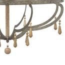 Fredrick Ramond Distressed Iron 60W 8-Light Chandelier 