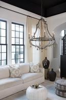 Fredrick Ramond Distressed Iron 60W 8-Light Chandelier 