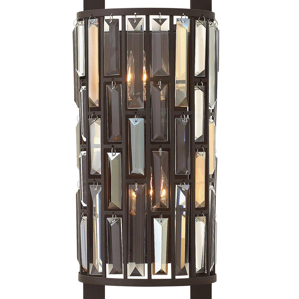 Fredrick Ramond Vintage Bronze 2-Light Wall Sconce 