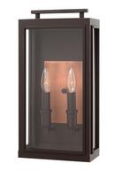 Hinkley Oil Rubbed Bronze 9 in. 60W 2-Light Candelabra E-12 Wall Lantern 