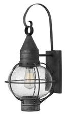 Hinkley Aged Zinc 23-3/10 in. 1-Light 100W Wall Lantern 