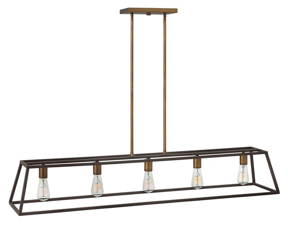 Hinkley Bronze 100W 5-Light Chandelier 
