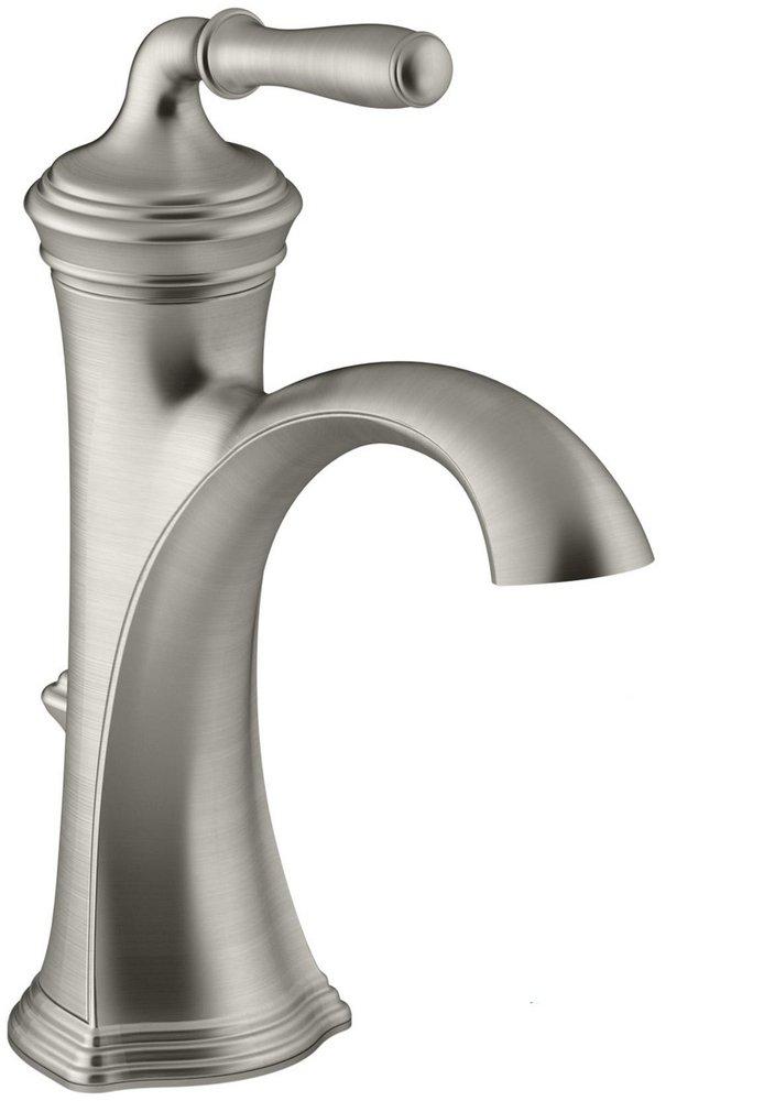 KOHLER Vibrant Brushed Nickel Single Handle Centerset Bathroom Sink Faucet 