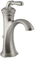 KOHLER Vibrant Brushed Nickel Single Handle Centerset Bathroom Sink Faucet 