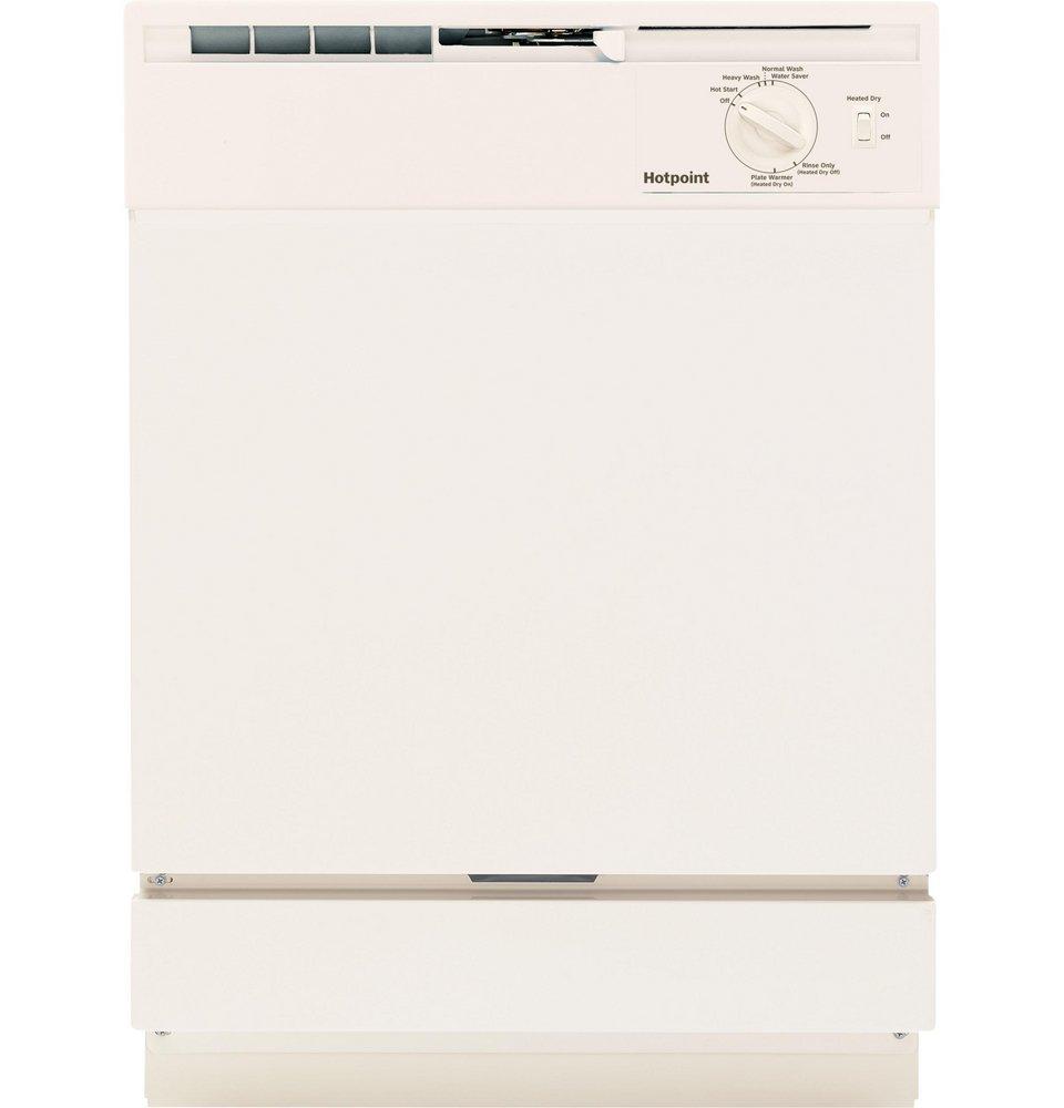 Hotpoint&reg; Bisque 24 in. 12 Place Settings Dishwasher 