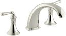Two Handle Roman Tub Faucet in Vibrant Polished Nickel Trim Only