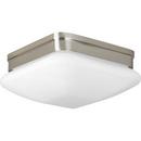 Progress Lighting Brushed Nickel 60W 2-Light 120V Medium Flushmount Ceiling Fixture 
