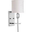 Progress Lighting Polished Chrome 75W 1-Light Wall Fixture 