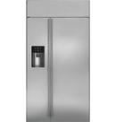 42 in. 24.61 cu. ft. Side-By-Side Refrigerator in Stainless Steel