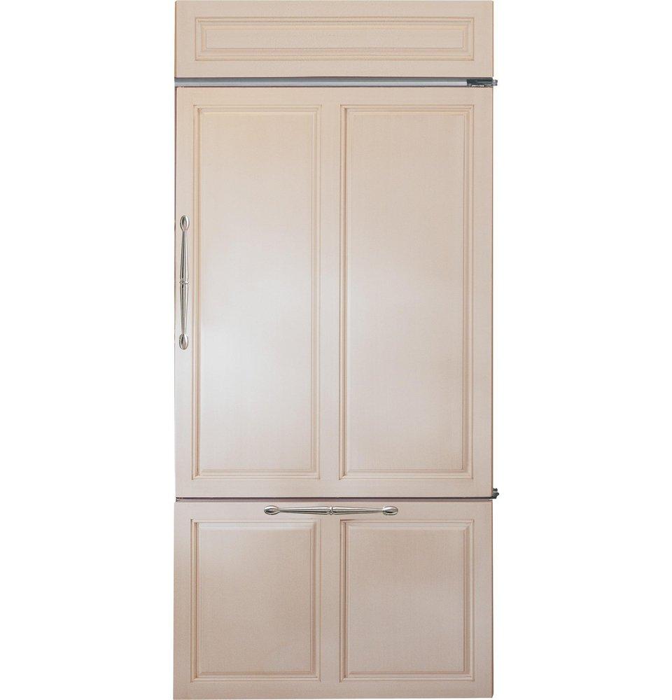 Monogram&reg; Panel Ready 36 in. 14.99 cu. ft. Bottom Mount Freezer Refrigerator 