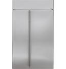 Monogram&reg; Stainless Steel 48 in. 17.17 cu. ft. Side-By-Side Refrigerator 
