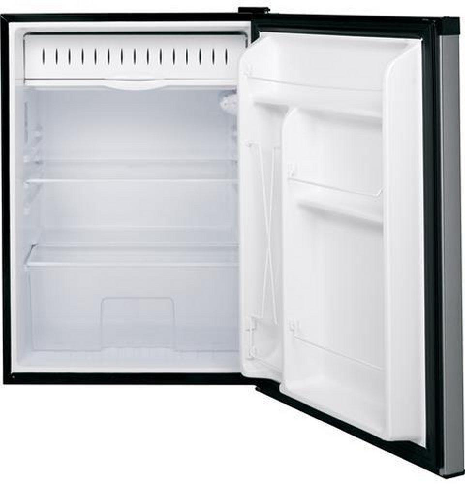 GE&reg; Stainless Steel 23-5/8 in. 5.12 cu. ft. Compact and Undercounter Refrigerator 