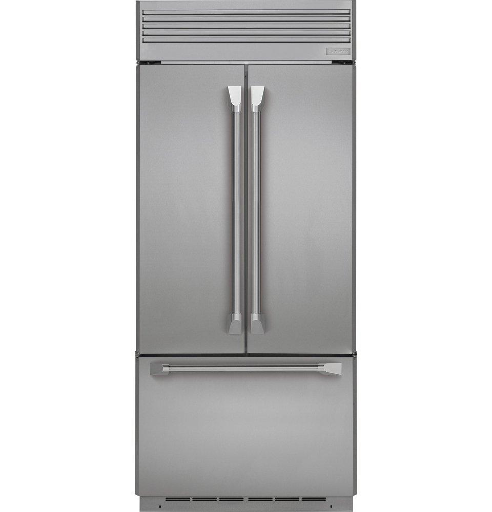 Monogram&reg; Stainless Steel 36 in. 14.52 cu. ft. French Door Refrigerator 