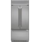 Monogram&reg; Stainless Steel 36 in. 14.52 cu. ft. French Door Refrigerator 
