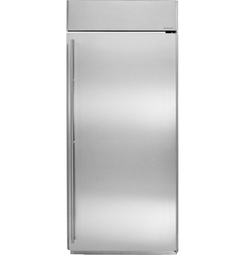 Monogram&reg; Stainless Steel 36 in. 21.97 cu. ft. Full Refrigerator 