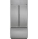 Monogram&reg; Stainless Steel 36 in. 14.52 cu. ft. French Door Refrigerator 