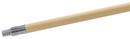 Carlisle Brown 15/16 in. Wood Broom Handle with Metal Tip in Brown 
