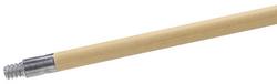 60 x 15/16 in. Wood Broom Handle with Metal Tip in Brown