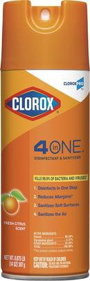 Clorox Clear Disinfectant Sanitizer Cleaner in Clear 