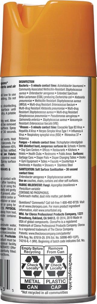 Clorox Clear Disinfectant Sanitizer Cleaner in Clear 