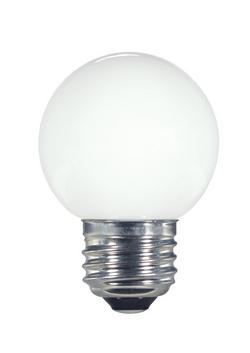 2-3/4 in. G16 1/2 LED Light Bulb with a Medium E-26 Base in Coated White