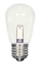 SATCO Warm White S14 LED Bulb Medium E-26 Base 2700 Kelvin 360 Degree 120V in Warm White 