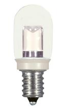 SATCO Warm White T6 LED Bulb Candelabra E-12 Base 2700 Kelvin 360 Degree 120V in Warm White 