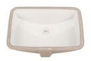 PROFLO® White 18 x 12 in. Undermount Bathroom Sink (Mounting Clips Included) 