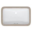 PROFLO® White 18 x 12 in. Undermount Bathroom Sink (Mounting Clips Included) 