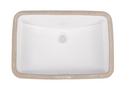 PROFLO® White 18 x 12 in. Undermount Bathroom Sink (Mounting Clips Included) 