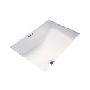 PROFLO&reg; White 18 x 12 in. Undermount Bathroom Sink (Mounting Clips Included) 