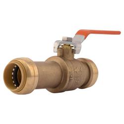 1 in. DZR Brass Full Port Push 200# Ball Valve