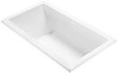 MTI Whirlpools&reg; White 66 x 36 in. Soaker Drop-In Bathtub with Left Drain 