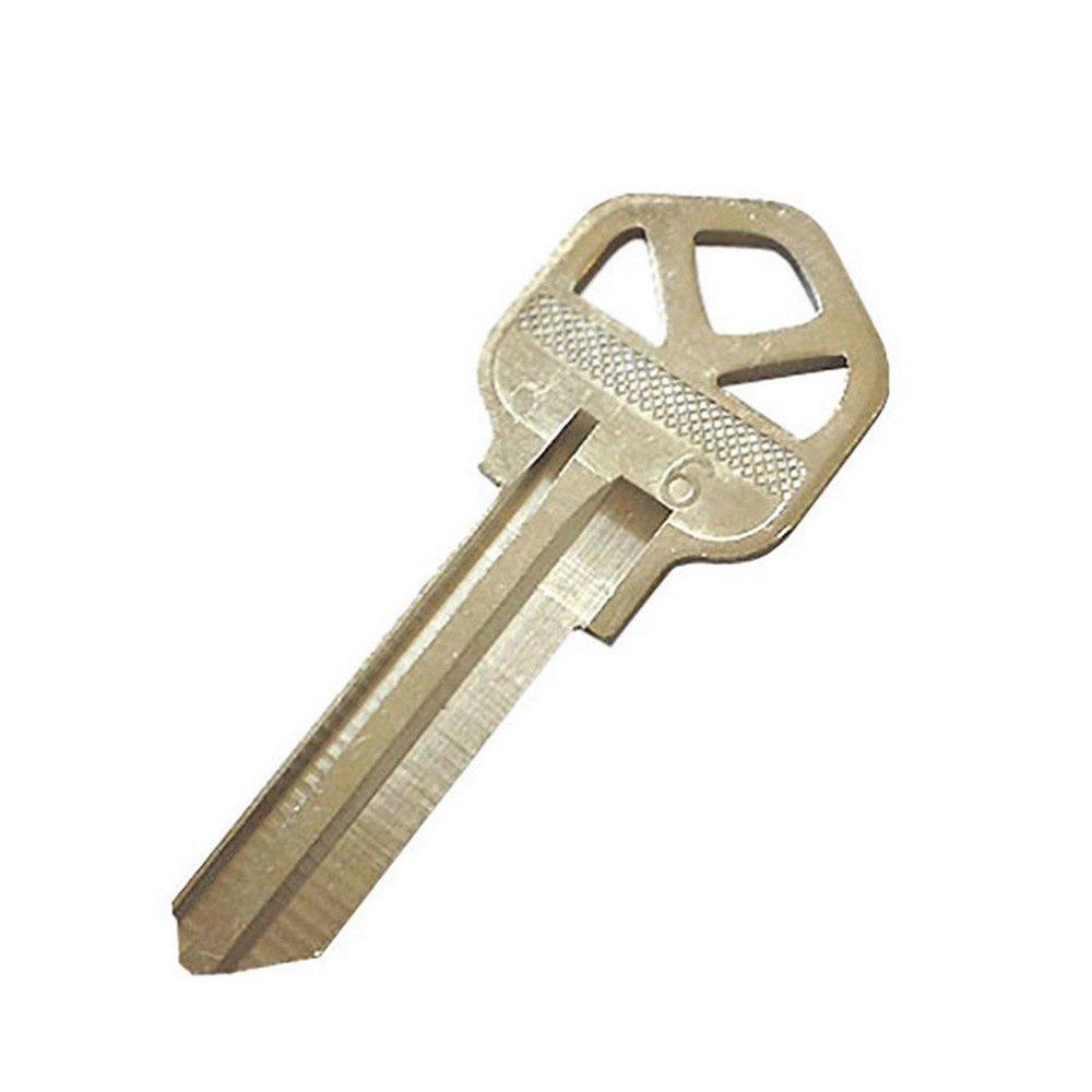 Kwikset Nickel Plated 6-Pin Zinc Key Blank 