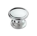 1-1/4 in. Round Cabinet Knob in Polished Chrome